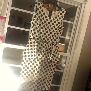 CATO white w/ polka dot *never worn* dress-size 8